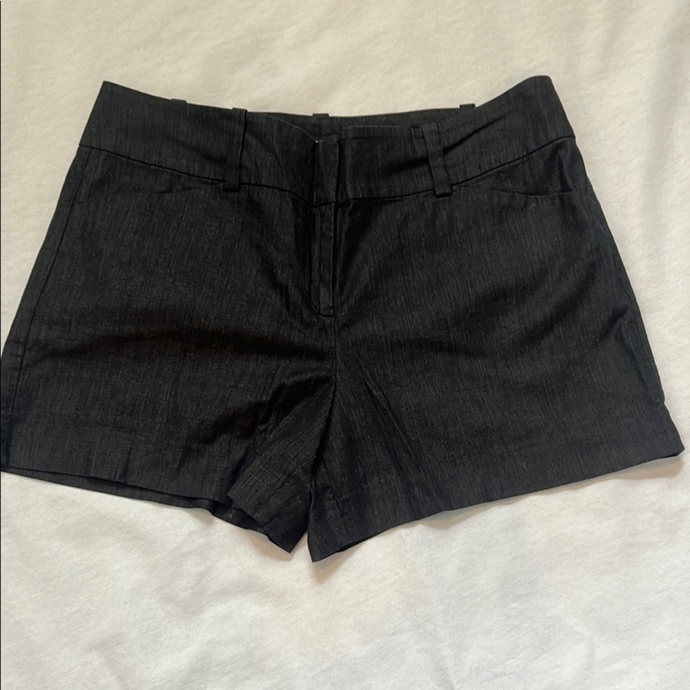 Petite Ann Taylor Dark Tailored Shorts